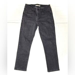 Signature Levi Strauss‎ Mid Rise Skinny Jeans Women’s 6 Black Denim